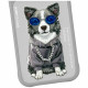 Nimmy Glasses Cool Dog Case for iPhone 17 Pro Gray
