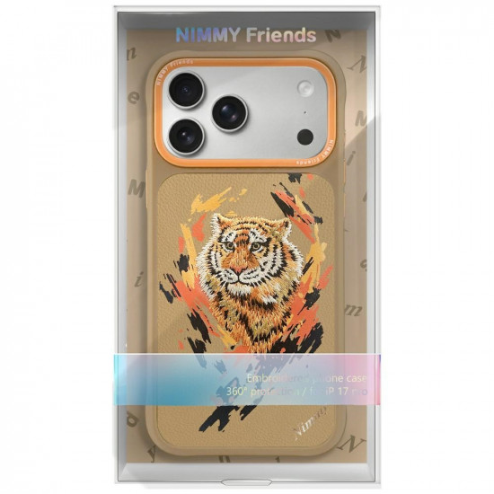 Nimmy Tiger MagSafe case for iPhone 17 Pro Max light brown Nimmy Tiger MagSafe case for iPhone 17 Pro Max light brown