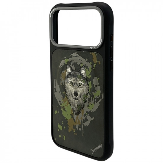 Nimmy Wilk MagSafe case for iPhone 17 Pro, dark gray