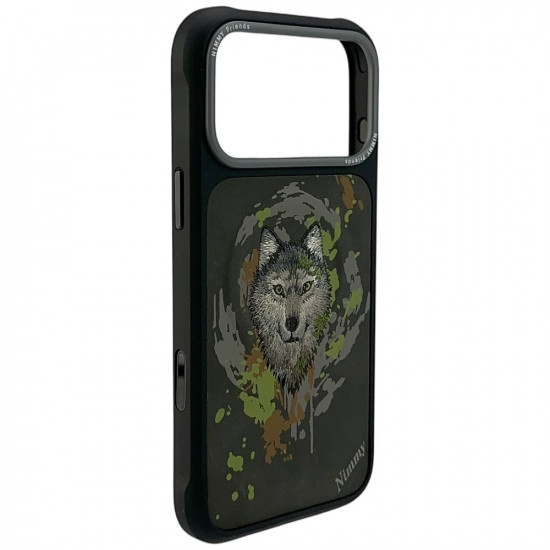 Nimmy Wilk MagSafe case for iPhone 17 Pro, dark gray