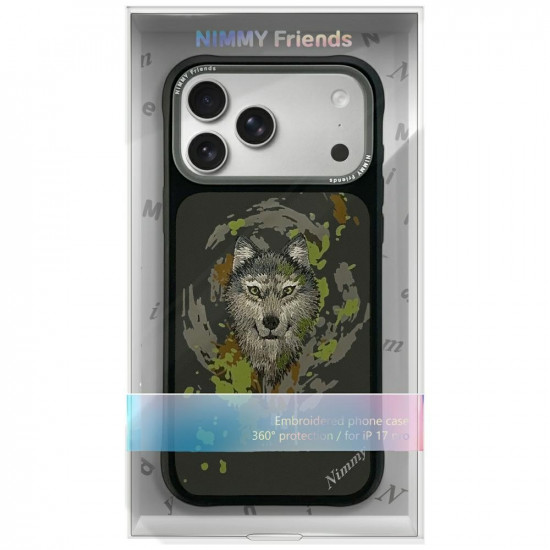 Nimmy Wilk MagSafe case for iPhone 17 Pro, dark gray