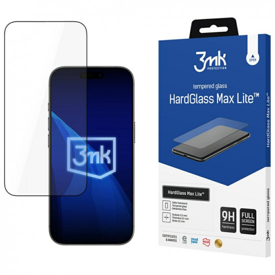 3MK HardGlass Max Lite tempered glass for Apple iPhone Air 3MK HardGlass Max Lite tempered glass for Apple iPhone Air