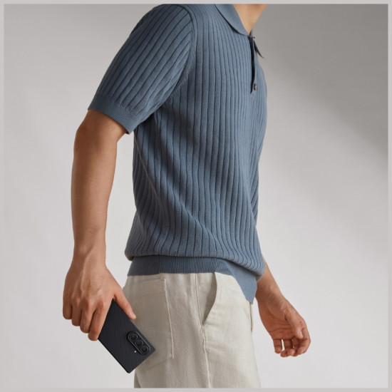 Case PITAKA Ultra-Slim MagSafe for Samsung Galaxy Z Fold7 black gray