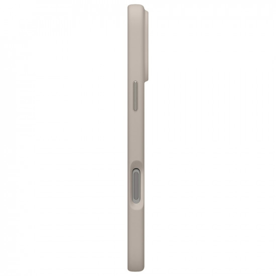 Spigen Silicone Fit MAG MagSafe case for iPhone 17 Pro stone