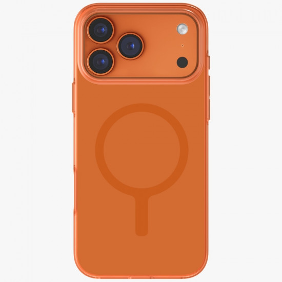 UNIQ Clario Case for iPhone 17 Pro Max Magclick Charging Orange