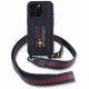 Red Bull RBHMP16L24SISOLRV iPhone 16 Pro 6.3" hardcase Silicone Strap and Vertical Logo MagSafe navy