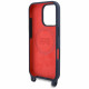 Red Bull RBHMP16L24SISOLRV iPhone 16 Pro 6.3" hardcase Silicone Strap and Vertical Logo MagSafe navy