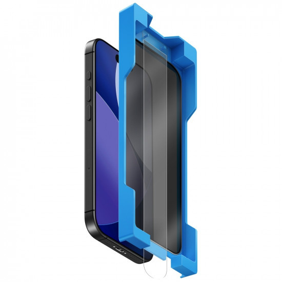 UNIQ Optix Exofit Privacy tempered glass for iPhone 17 Pro with applicator