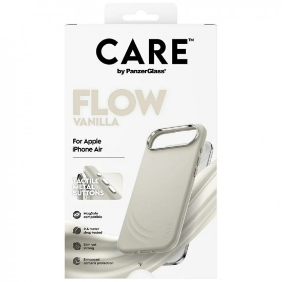 Case CARE by PanzerGlass FLOW MagSafe for iPhone Air vanilla