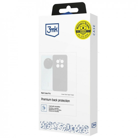 3MK Matt Case Pro for Samsung Galaxy S25 FE black 3MK Matt Case Pro for Samsung Galaxy S25 FE black