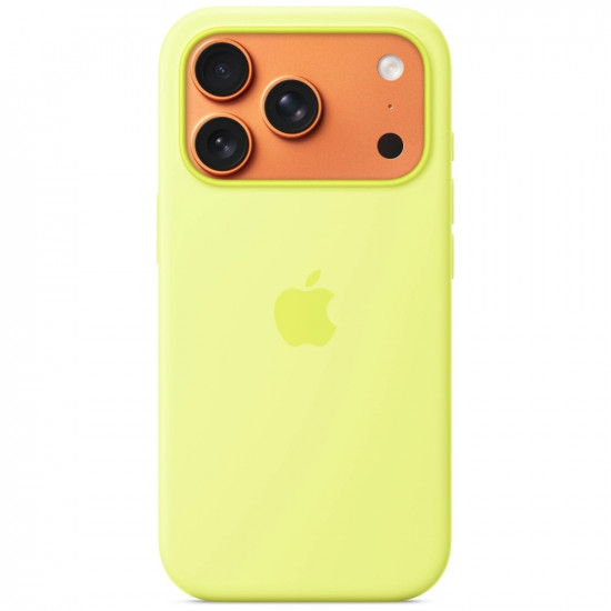 Case Apple Silicone Case MagSafe for iPhone 17 Pro yellow