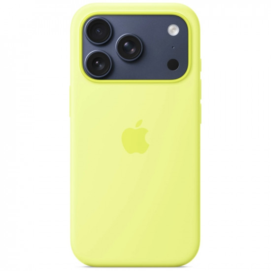 Case Apple Silicone Case MagSafe for iPhone 17 Pro yellow