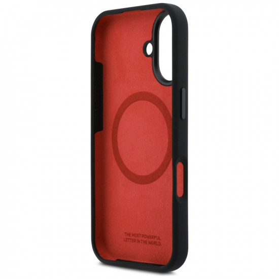 BMW M Silicon Horizontal Line MagSafe Case for iPhone 17 Black