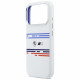 BMW M Silicon Horizontal Line MagSafe Case for iPhone 17 Pro White