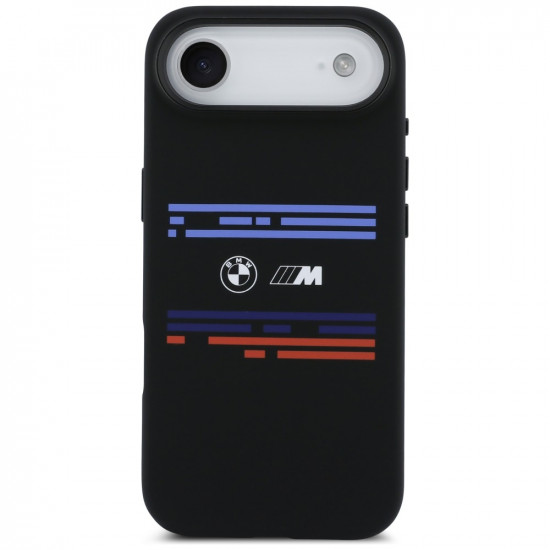 BMW M Silicon Horizontal Line MagSafe Case for iPhone Air Black