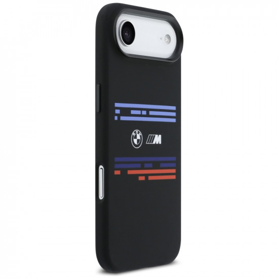 BMW M Silicon Horizontal Line MagSafe Case for iPhone Air Black