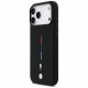 BMW M Silicon Tricolor Line MagSafe Case for iPhone 17 Pro Max Black