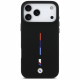 BMW M Silicon Tricolor Line MagSafe Case for iPhone 17 Pro Max Black