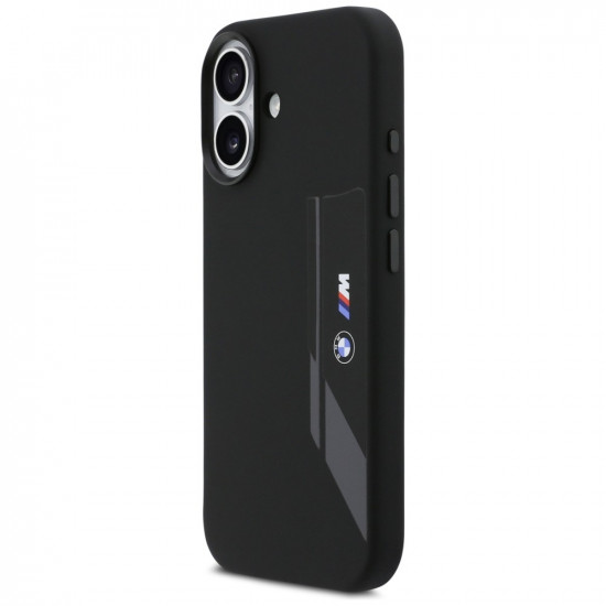 BMW M Silicon Vertical Logo MagSafe Case for iPhone 17 Black