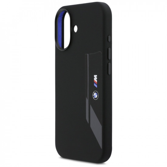 BMW M Silicon Vertical Logo MagSafe Case for iPhone 17 Black
