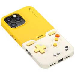 Case GAMEBABY with controller for iPhone 16 Pro Max yellow