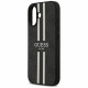 Case Guess 4G Printed Stripes MagSafe for iPhone 17 black