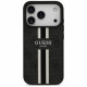 Case Guess 4G Printed Stripes MagSafe for iPhone 17 Pro black