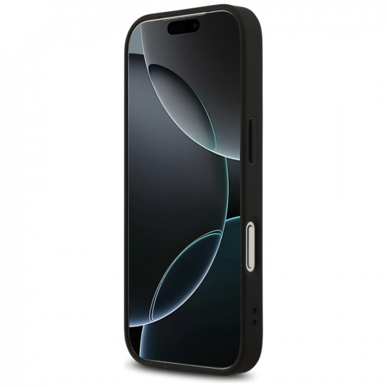 Case Guess 4G Printed Stripes MagSafe for iPhone 17 Pro black