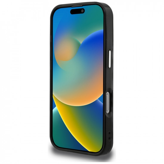 Case Karl Lagerfeld IML Leopard Pattern MagSafe for iPhone 16 Pro black