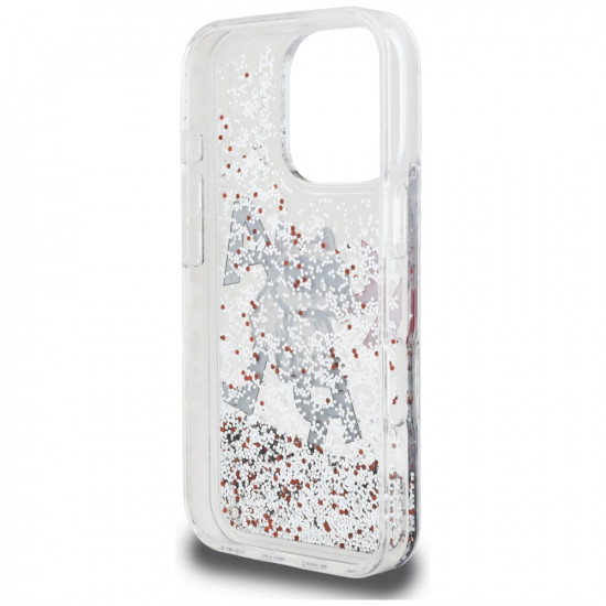 Case Karl Lagerfeld Liquid Glitter Choupette Logo for iPhone 16 Pro Max transparent Case Karl Lagerfeld Liquid Glitter Choupette Logo for iPhone 16 Pro Max transparent