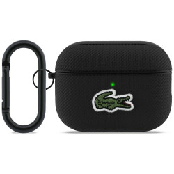 Case Lacoste Petit Pique Croc Logo for AirPods Pro 3 black