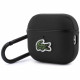 Case Lacoste Petit Pique Croc Logo for AirPods Pro 3 black