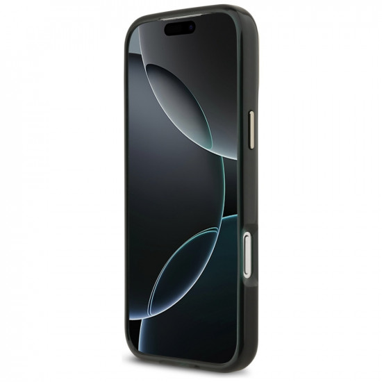 Lacoste Shockproof Transparent Frosted Gold Logo MagSafe case for iPhone 17 Pro Max sinople