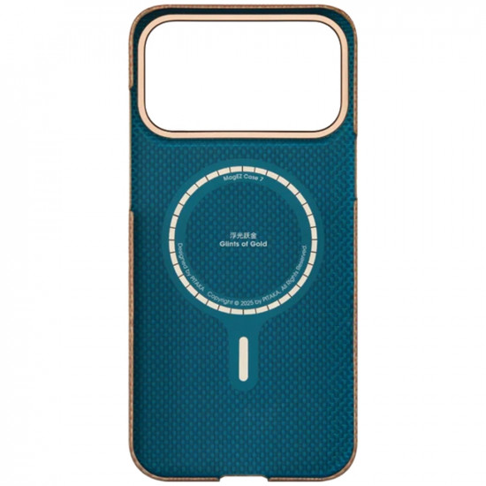 Case PITAKA Ultra-Slim MagSafe for iPhone 17 Pro golden glitter