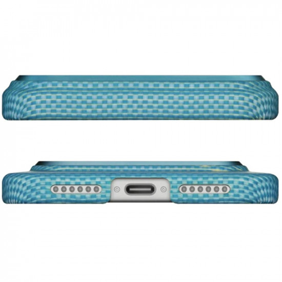 PITAKA Ultra-Slim MagSafe case for iPhone 17 Pro Max lucid blue