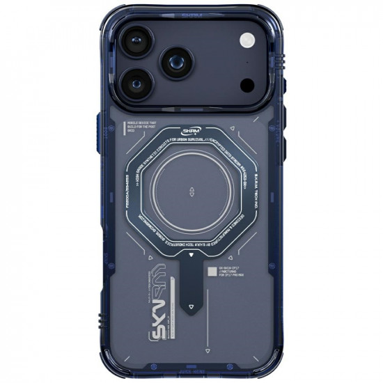 Skinarma Magma Case for iPhone 17 Pro Magnetic Charging blue