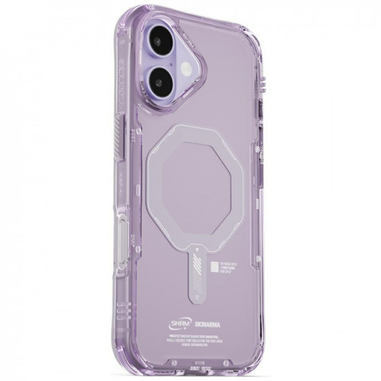 Skinarma Saido case for iPhone 17 Magnetic Charging lilac