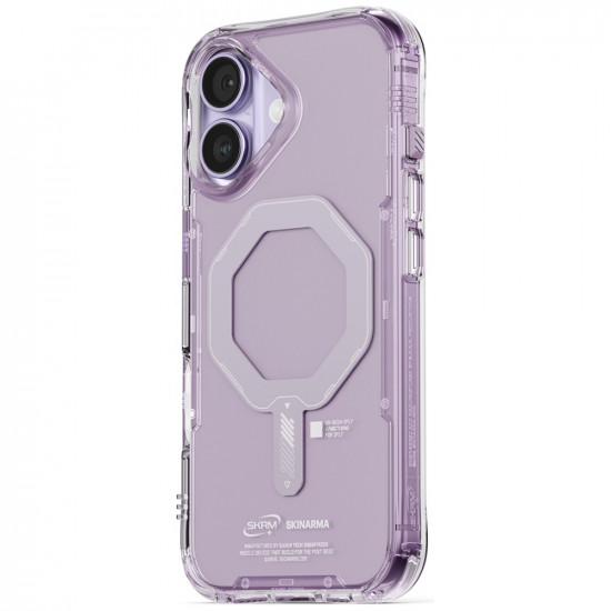 Skinarma Saido case for iPhone 17 Magnetic Charging lilac