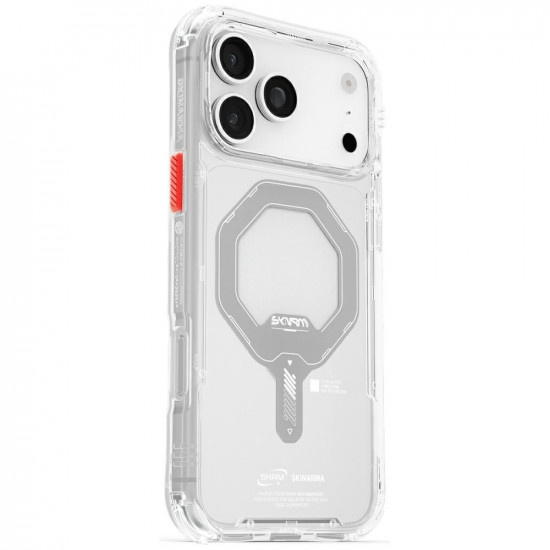 Skinarma Saido Case for iPhone 17 Pro Max Magnetic Charging Transparent
