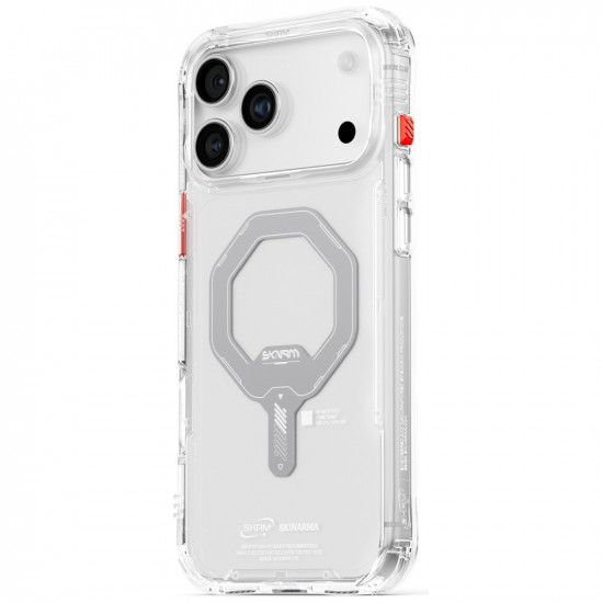 Skinarma Saido Case for iPhone 17 Pro Max Magnetic Charging Transparent