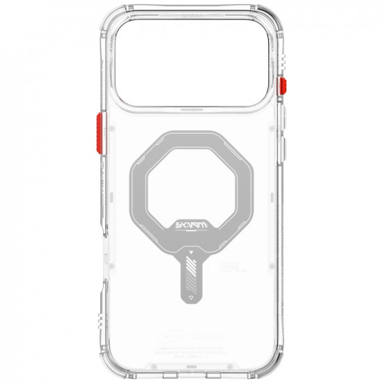 Skinarma Saido Case for iPhone 17 Pro Max Magnetic Charging Transparent