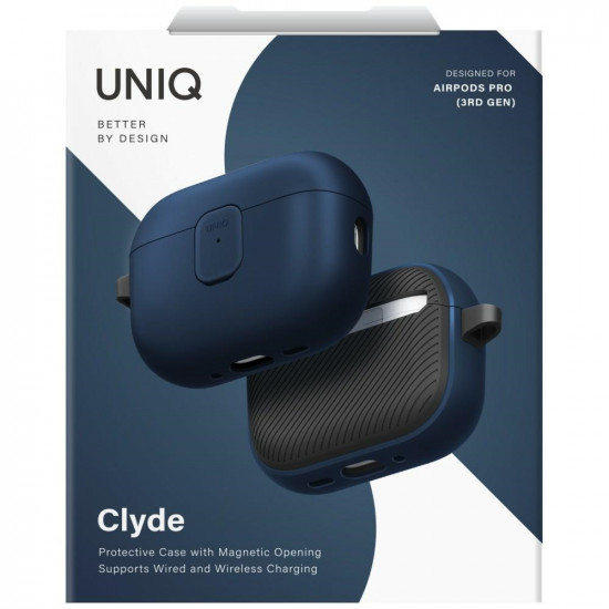Case UNIQ Clyde for AirPods Pro 3 gen blue-gray