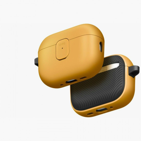 Case UNIQ Clyde for AirPods Pro 3 gen yellow-grey Case UNIQ Clyde for AirPods Pro 3 gen yellow-grey