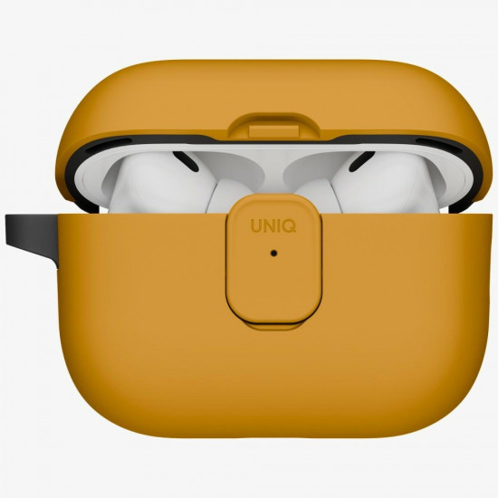 Case UNIQ Clyde for AirPods Pro 3 gen yellow-grey Case UNIQ Clyde for AirPods Pro 3 gen yellow-grey