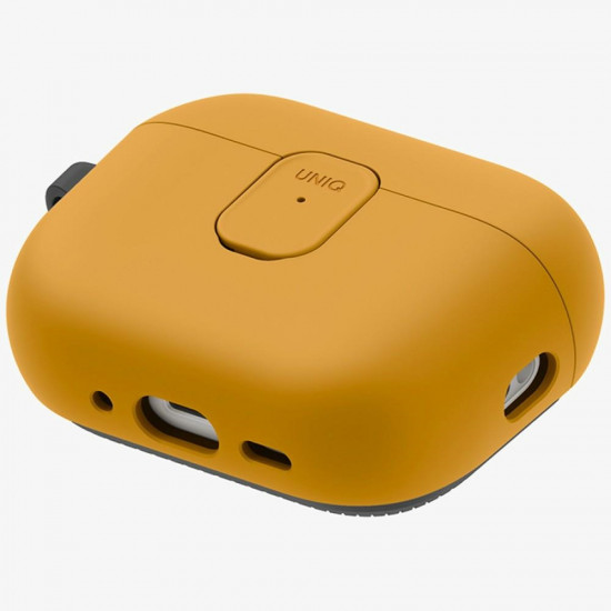 Case UNIQ Clyde for AirPods Pro 3 gen yellow-grey Case UNIQ Clyde for AirPods Pro 3 gen yellow-grey