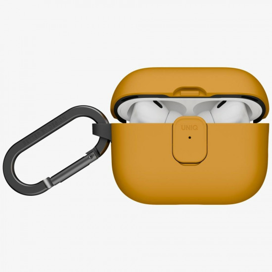 Case UNIQ Clyde for AirPods Pro 3 gen yellow-grey Case UNIQ Clyde for AirPods Pro 3 gen yellow-grey