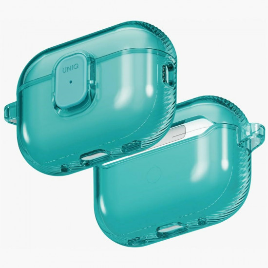 Case UNIQ Glase Pro for AirPods Pro 3 Lock Case turquoise