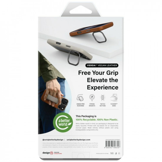 Case UNIQ Heldro Pro for iPhone 17 Pro Max Magclick Charging black