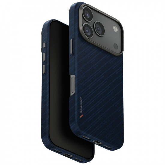 Case UNIQ Keva EDGE for iPhone 17 Pro Magclick Charging blue Case UNIQ Keva EDGE for iPhone 17 Pro Magclick Charging blue