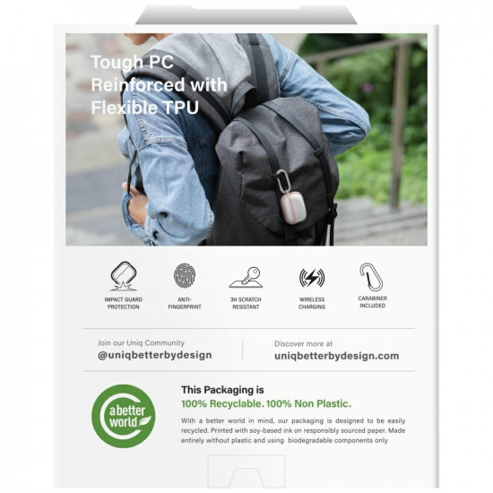 Case UNIQ Veren for AirPods Pro 3 pink